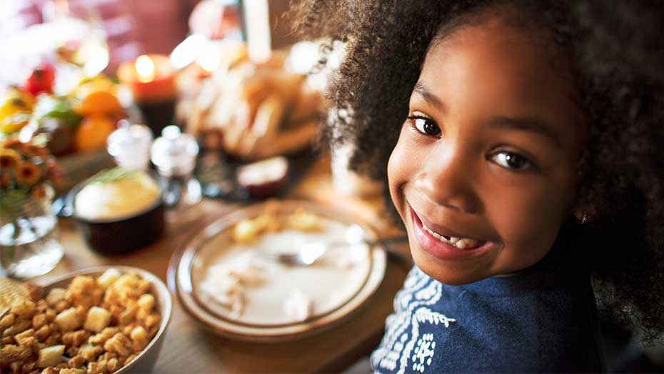 Consejos para una imagen de Acción de Gracias amigable para los niños