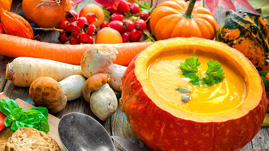 Los beneficios para la salud de la imagen de la calabaza