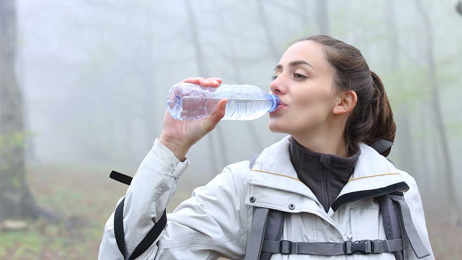 Imagen de la hidratación en invierno